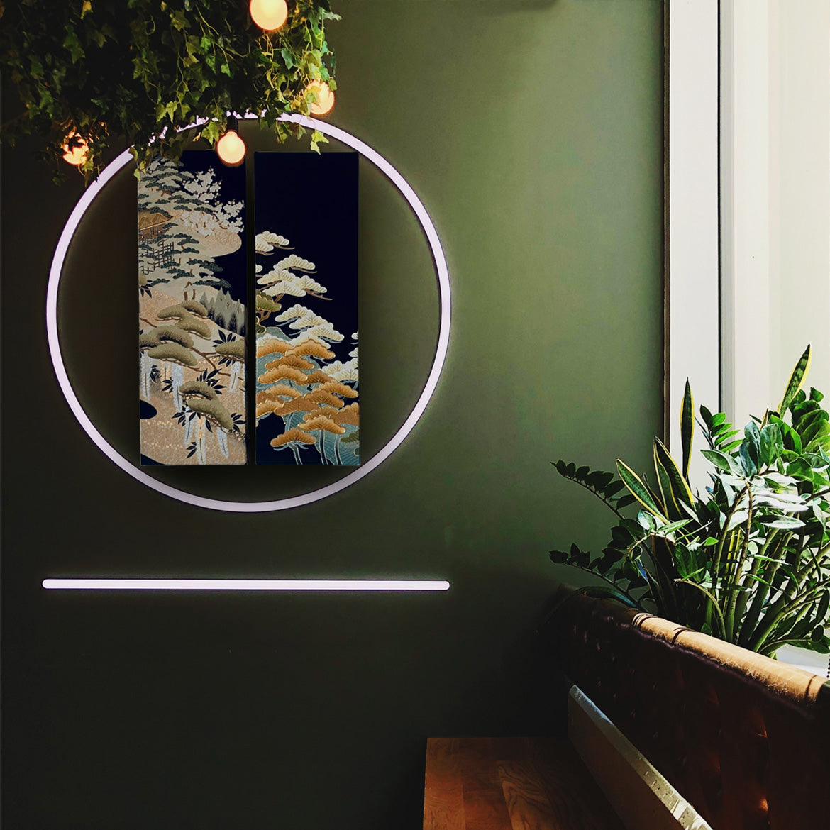 Pines through Seasons (set of 2)