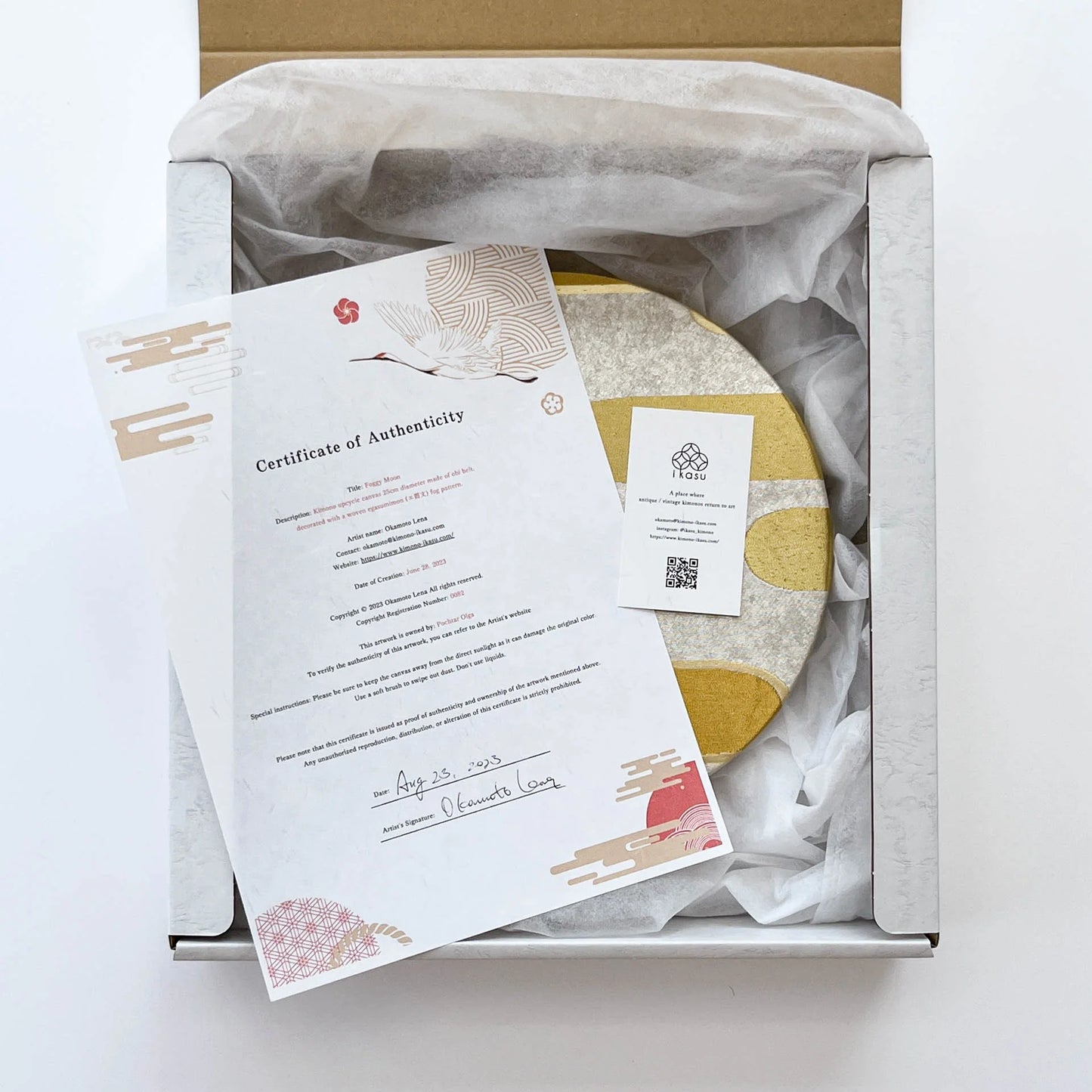 Kimono Mom collaboration "Pine trees for longevity" set